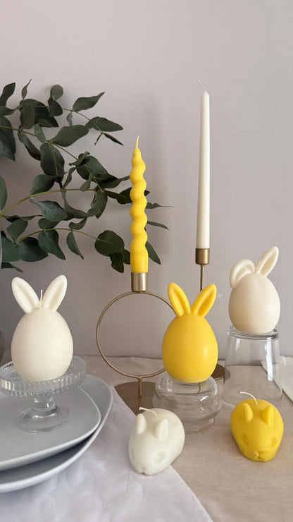 Set of Easter Table Centerpiece Candles