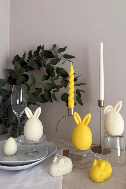 Set of Easter Table Centerpiece Candles