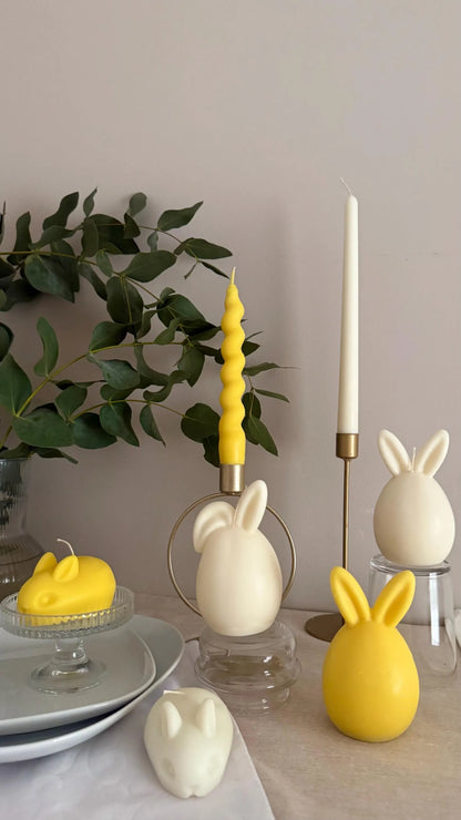 Set of Easter Table Centerpiece Candles