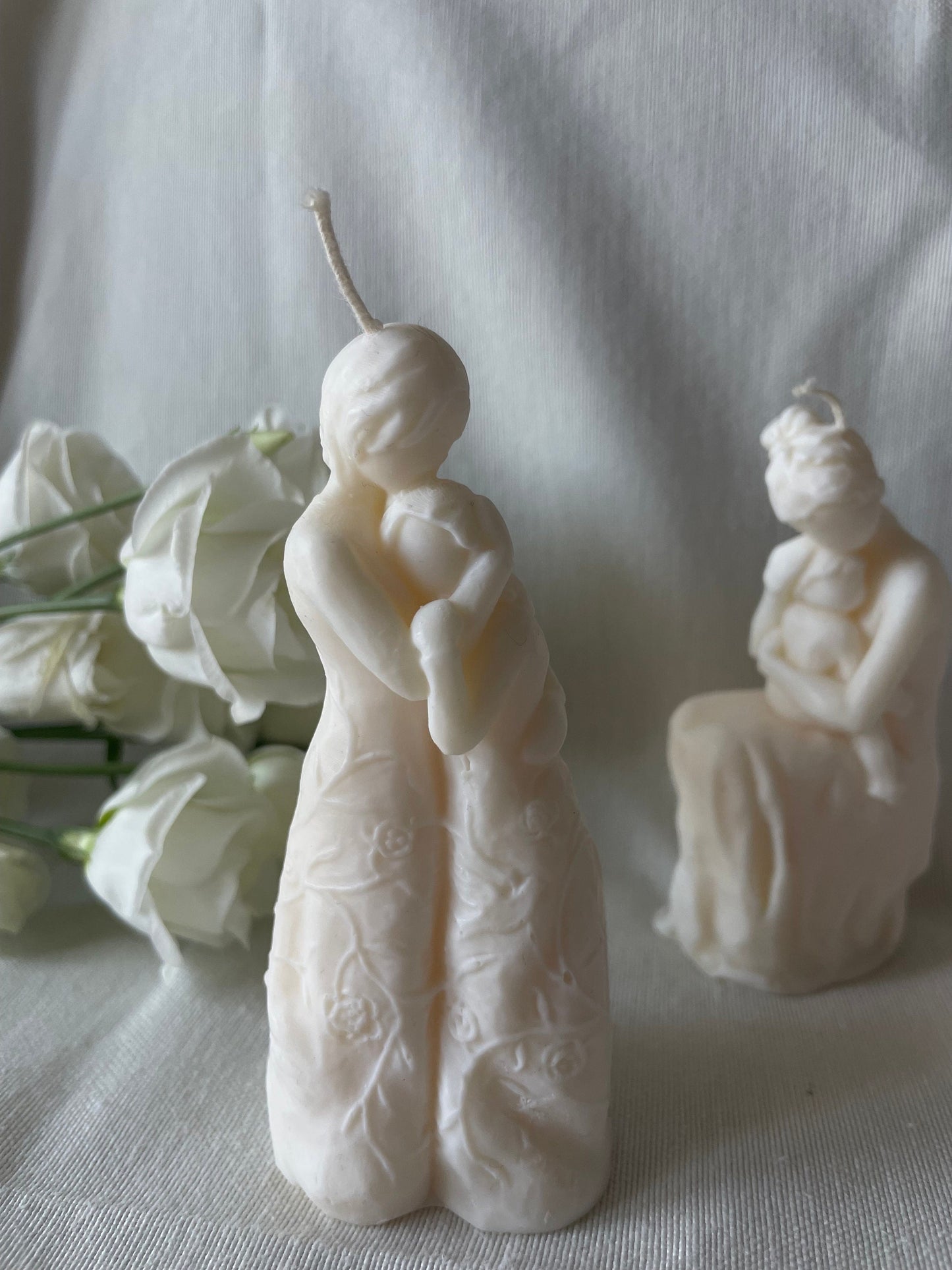 Mother with Daughter Candle