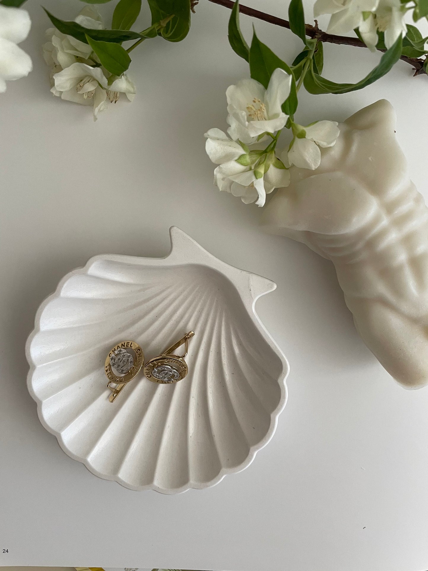 Shell Jewelry Tray | Concrete Seashell Tray| Trinket Dish | Jewelry Tray