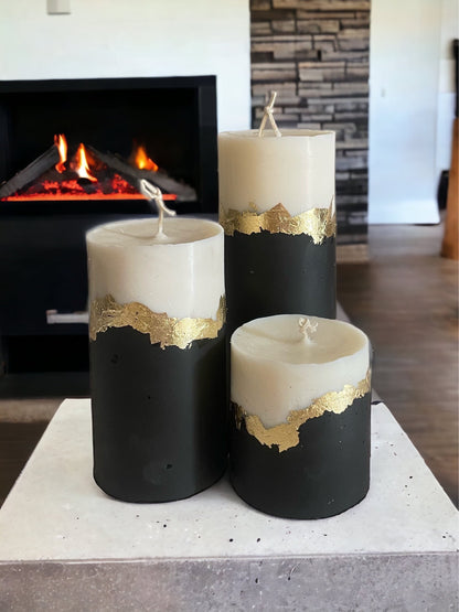 Modern Concrete Candles