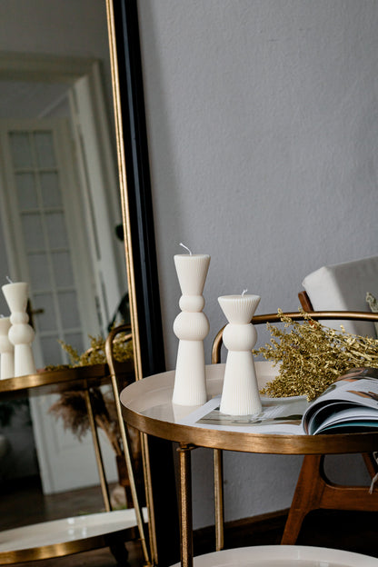 Column Interior Sculptural Candles