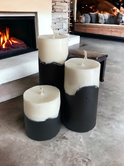 Modern Concrete Candles