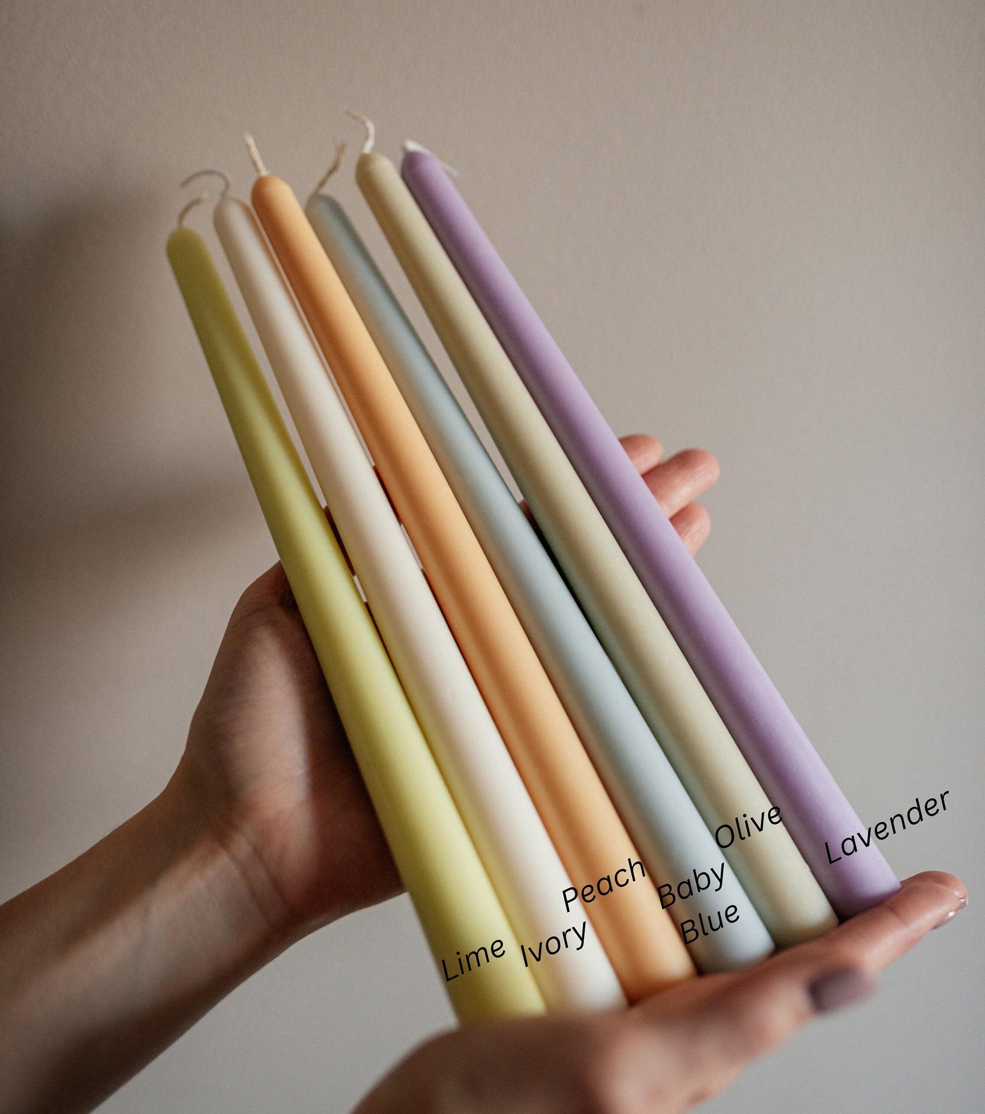 Tall Pillar Taper Candles