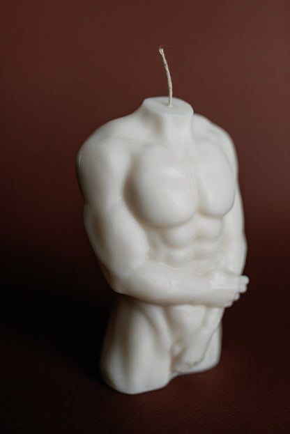 Naked Male Torso Candles