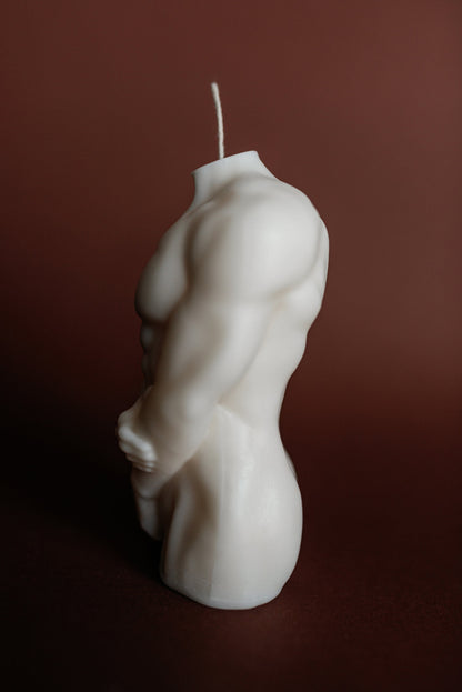 Naked Male Torso Candles