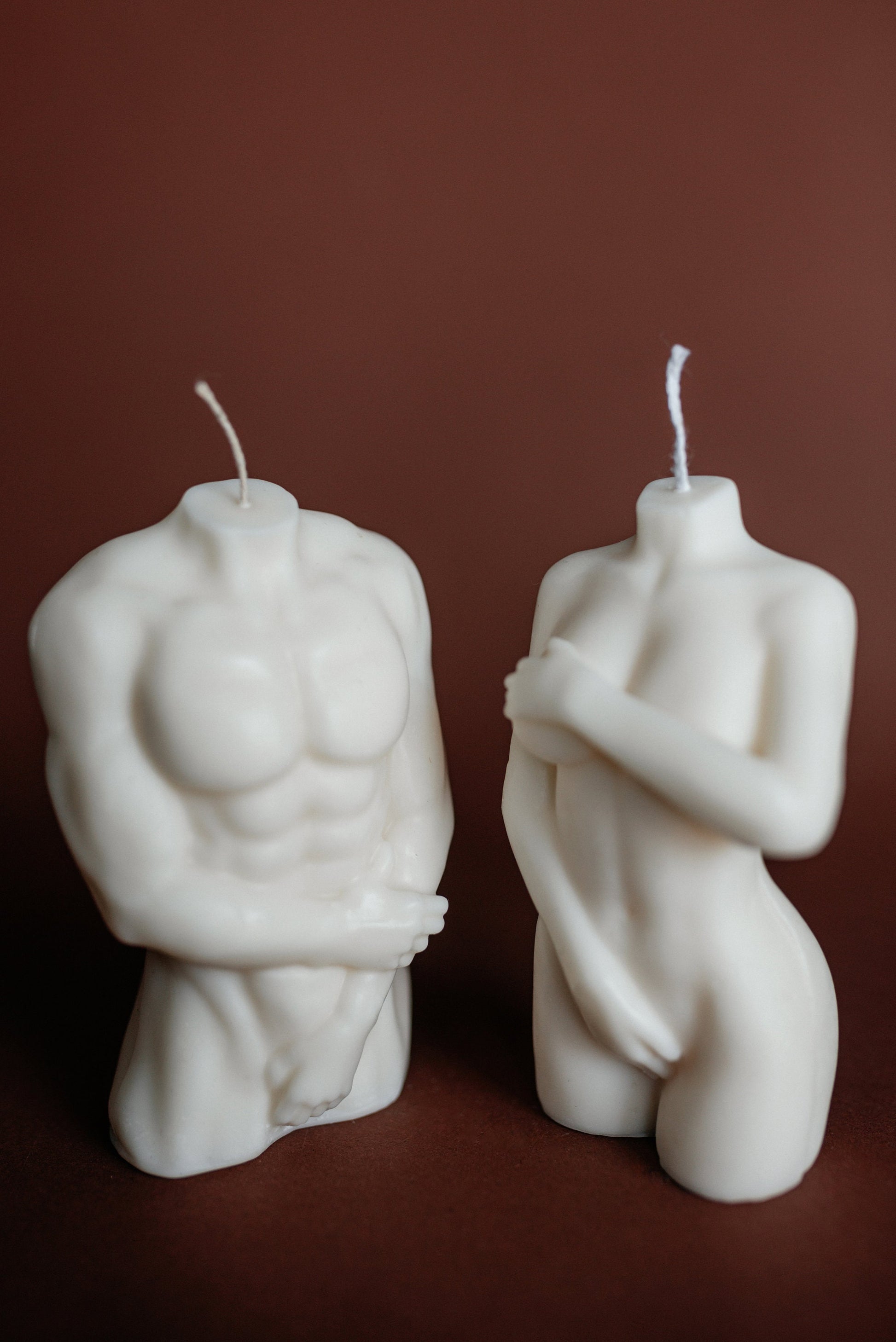 Body Torso Candles Female Bust Candle | Man Torso Candle | Naked Woman Body Candle 