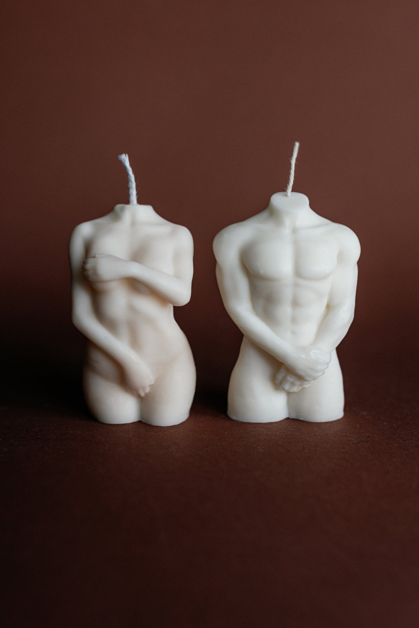 Male Torso Soy Candle