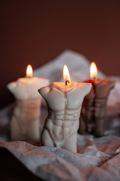 Nude Soy Male Candle