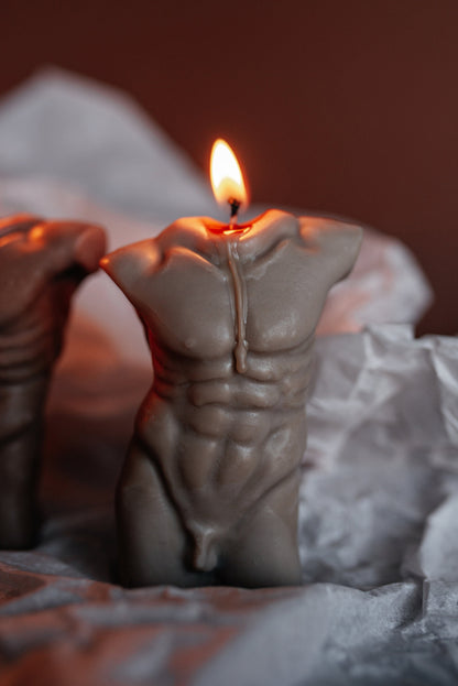 Nude Soy Male Candle