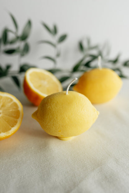 natural soy wax Lemon Candle